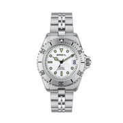 Breil Manta Heritage TW2089 - cassa e bracciale acciaio - quadrante bianco con datario